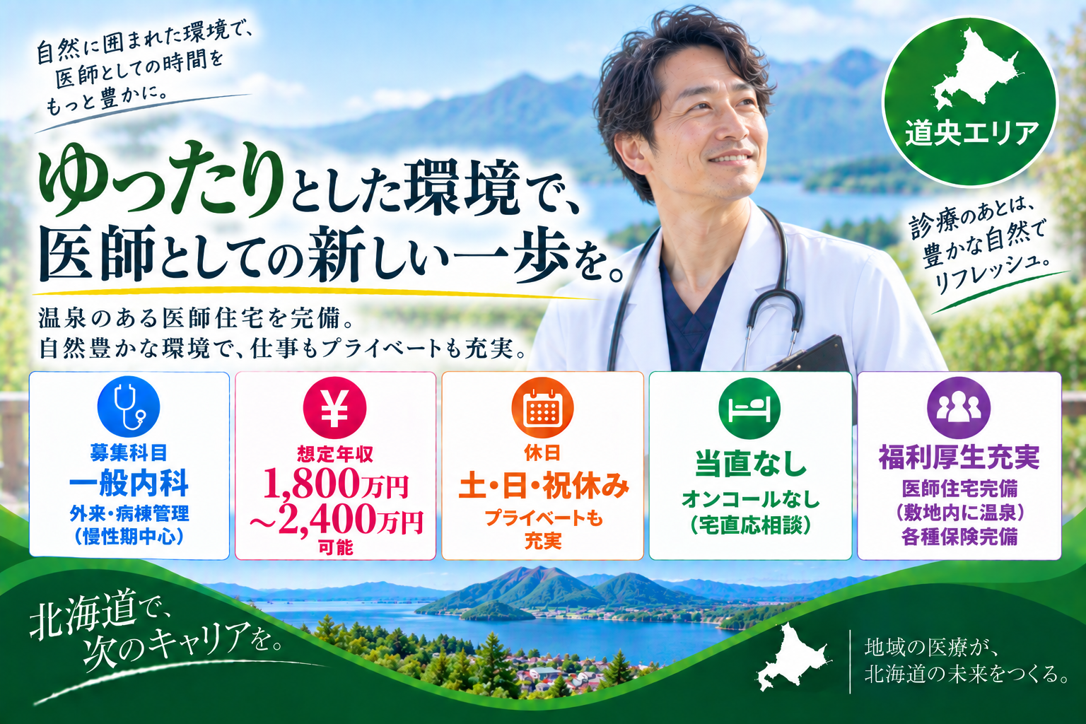 【高額年収×ゆったり勤務】